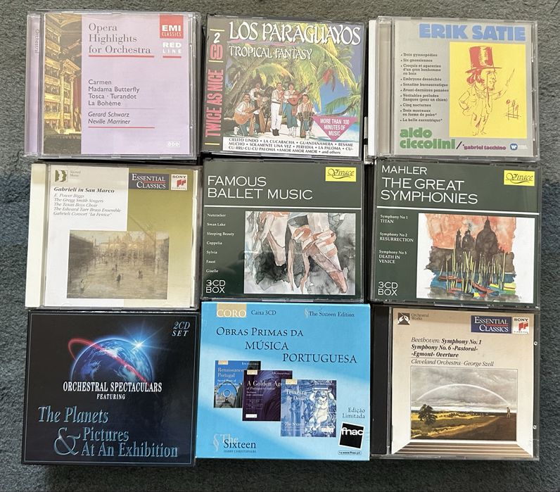 70 CD’s de Musica Clássica em bom estado