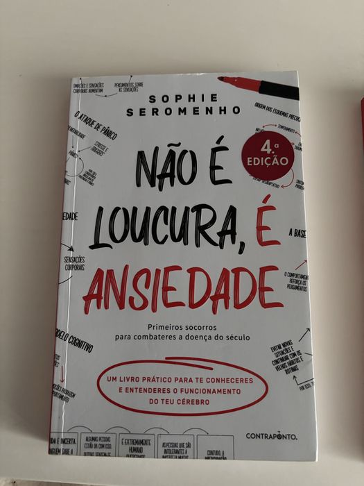 Livro Não é loucura é ansiedade