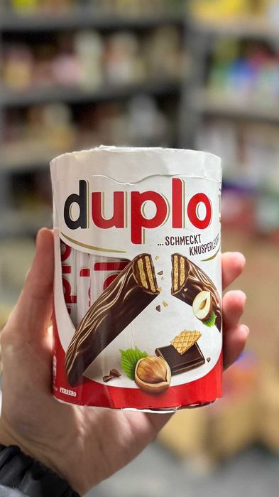 Батончики Kinder Duplo вмолочному шоколаді 10х18,2 г