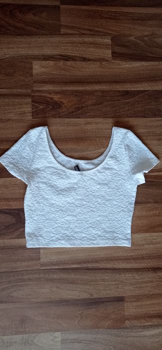Top bluzeczka biała, rozm S, H&M