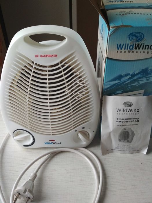 Тепловентилятор WildWind WWP-FN-03-2,0-H,новый.