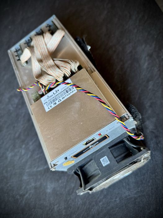 ASIC Antminer L3+ з блоком живлення. Якщо без БЖ, то ціна навпіл.