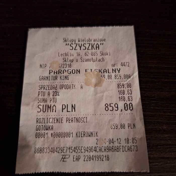 Garnitur Męski Polski producent