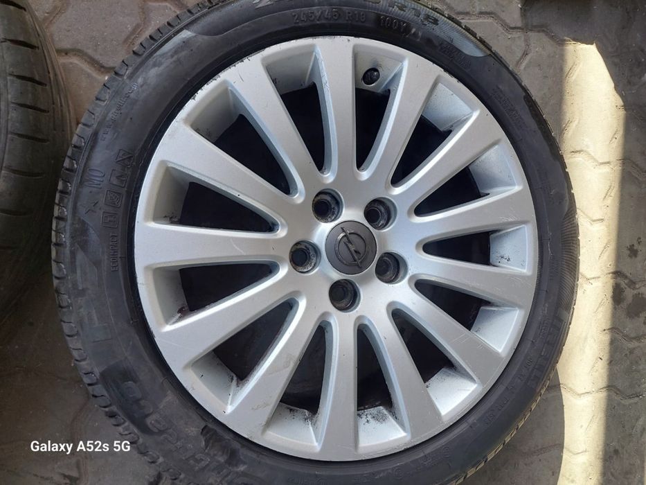 Jantes Opel R18 Com Pneus 245/45 Furação 5X120