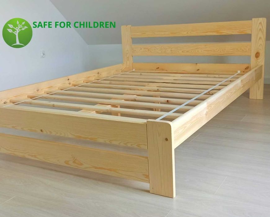 NOWE Łóżko sosnowe 120x200 + Stelaż INNE WYMIARY Gwarancja! DPD 0zł