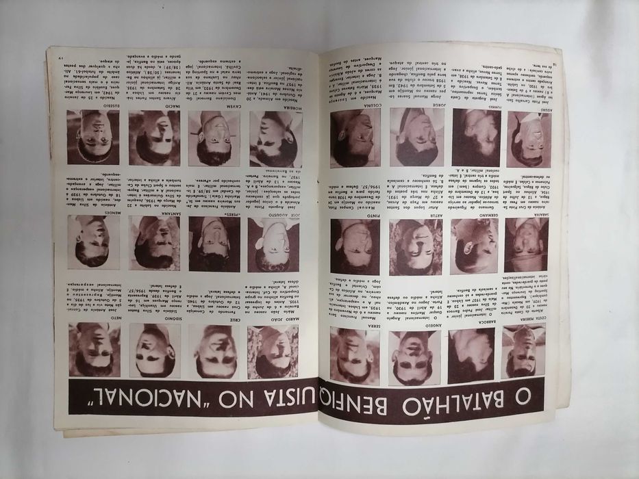 HISTÓRICA Revista de 1961 BENFICA Campeão Europeu 60/61 Ag. Port. Revistas