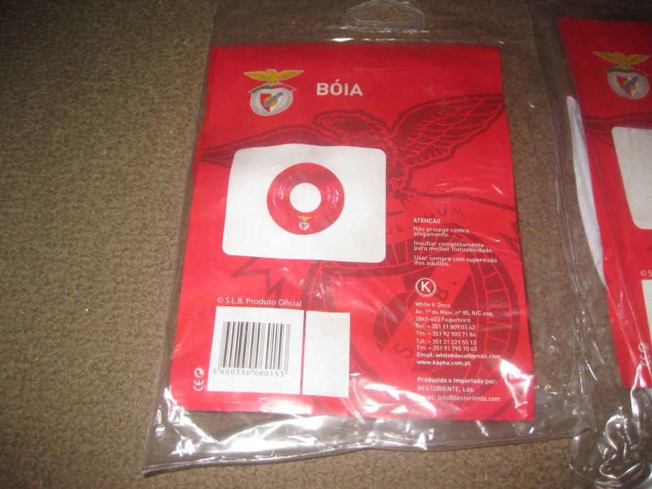 Boia e Bola de Praia do S.L.Benfica/Novos/Selados