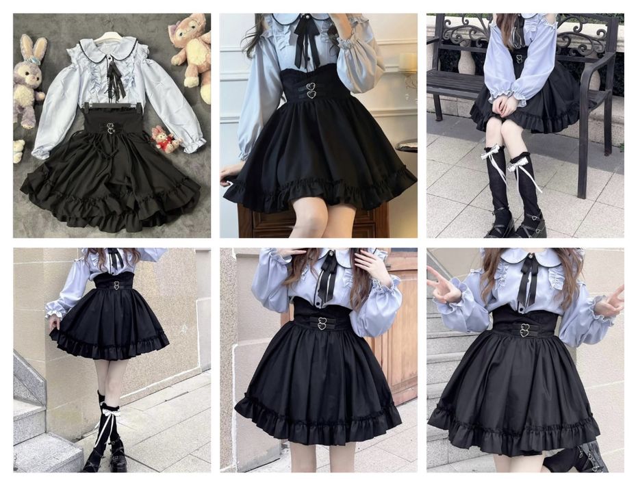 Комплект готика Лоліта Jirai kei Dark Academy ціни в описі