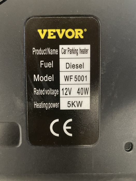 Автономний опалювач Air Heater 5 kW, , пульт LCD, паливний бак, повний