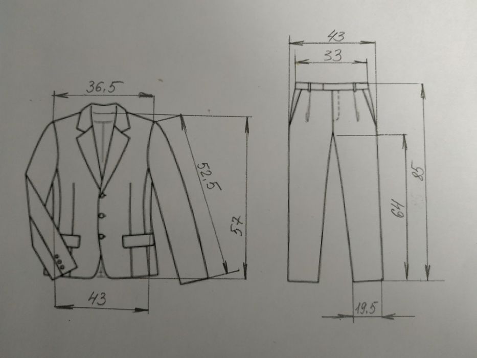 костюм для школьника 3-4 кл.