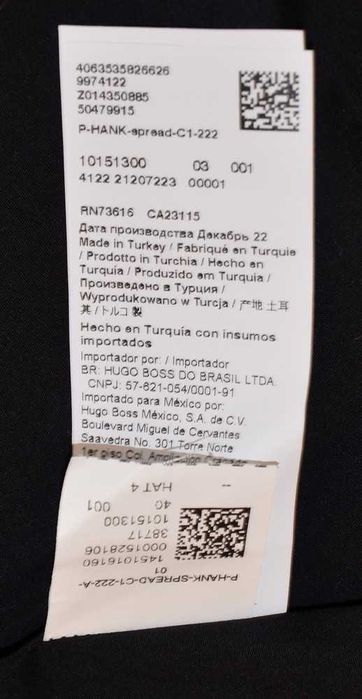 Hugo Boss P- Hank Slim Fit elegancka koszula _ S