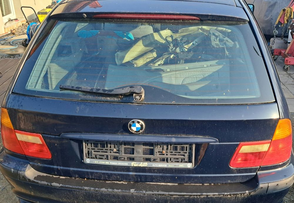 Bmw e46 Maska Klapa Zderzak M Pakiet Dunkelblau  263/5
