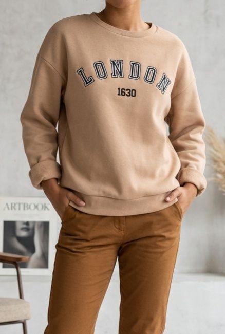 Sweatshirt / Camisola Bege "London 1630" Tam. M