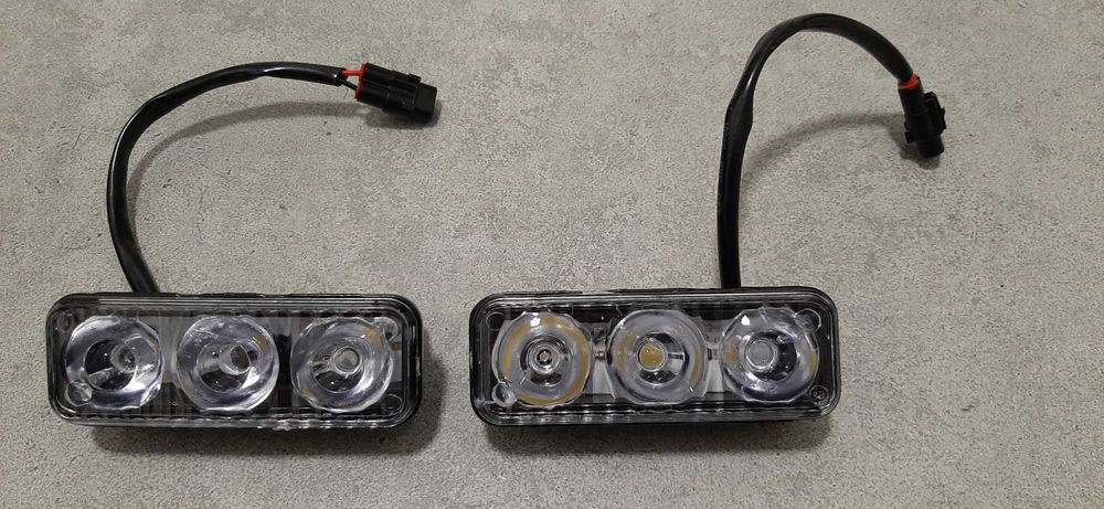 Światła dzienne DRL 2x3 LED z przekaźnikiem