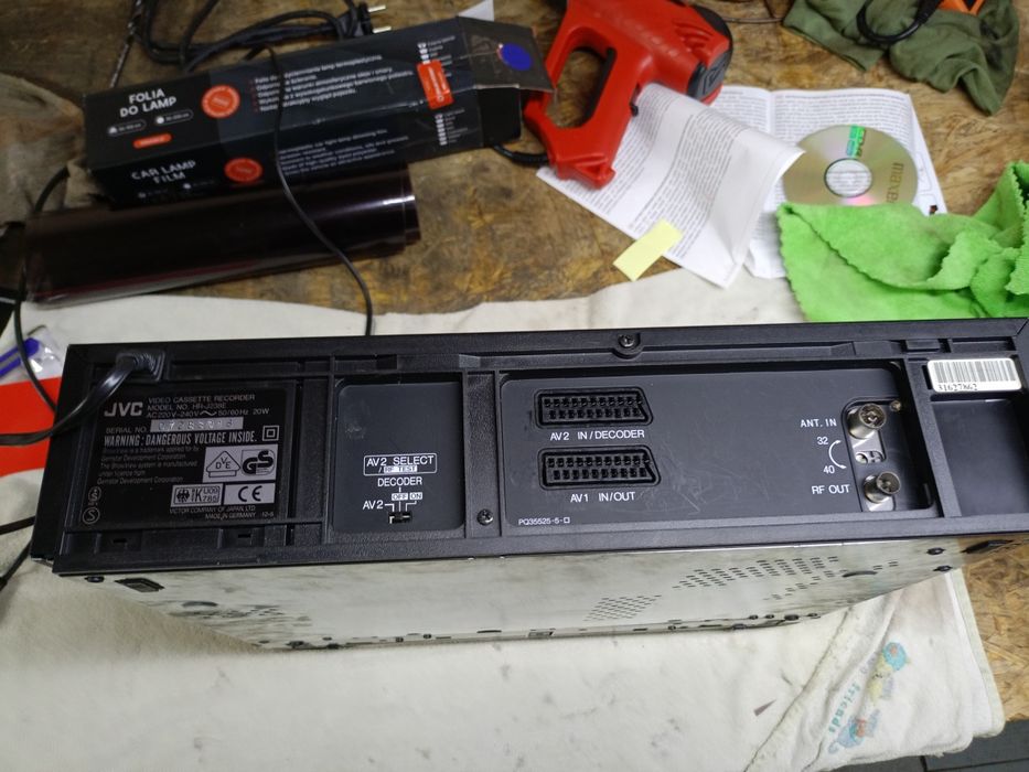 magnetofon jvc video cassette recorder