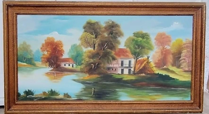 Quadro Decorativo de Paisagem – 113,5 × 63,5 cm