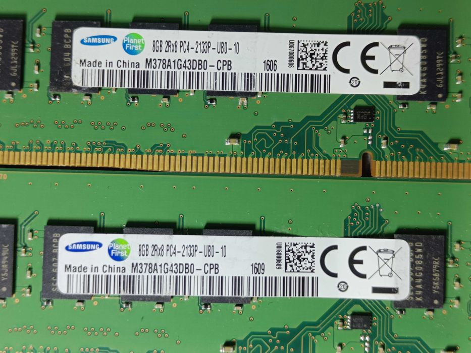 Оперативна память Samsung DDR4 8GB 16GB 2133MHz У РОБОЧОМУ стані