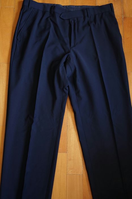 Calças Azul Marinho Luigi Piazza