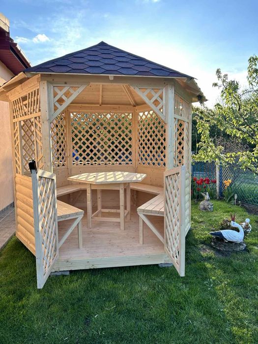 6-кутна Альтанка бесідка на 10-12гостей