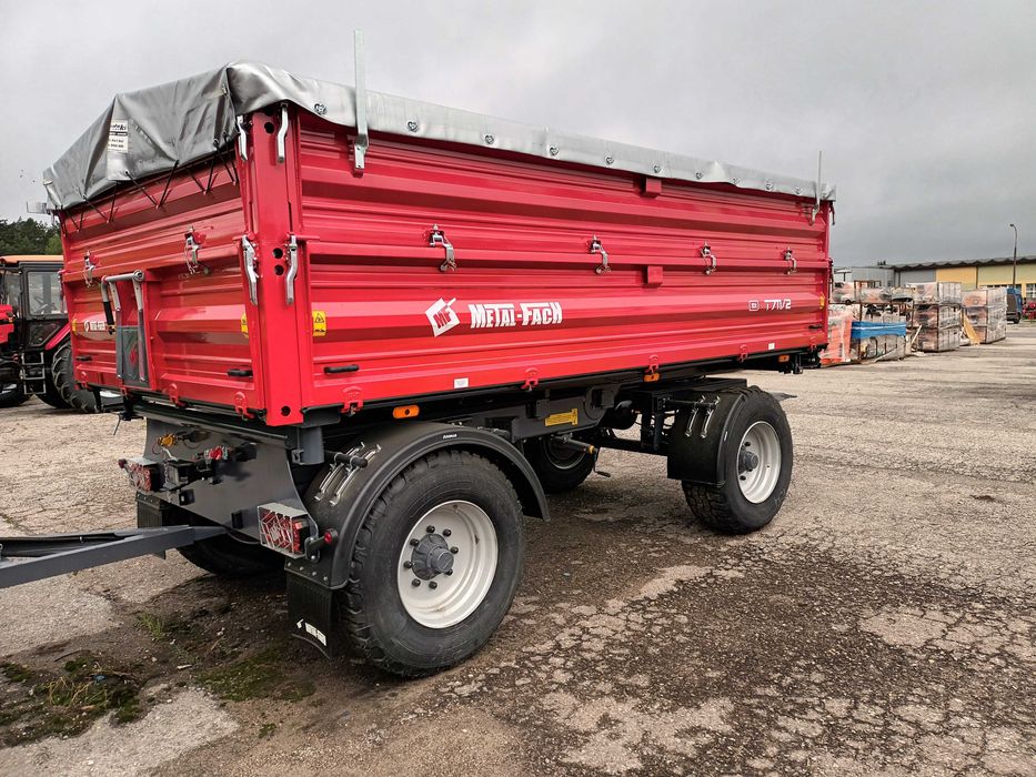 Przyczepa rolnicza dwuosiowa PALETOWA T711/1 8T/ 711/2 10T/ 711/3 12T