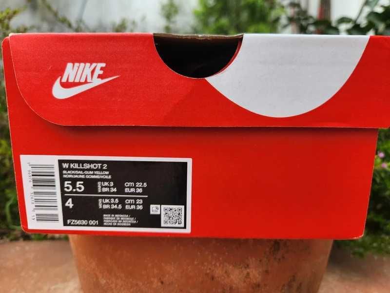 Sapatilhas NIKE W Kill Shot 2, tamanho EUR36, NOVAS