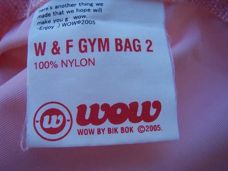 Torba gimnastyczna worek plecak