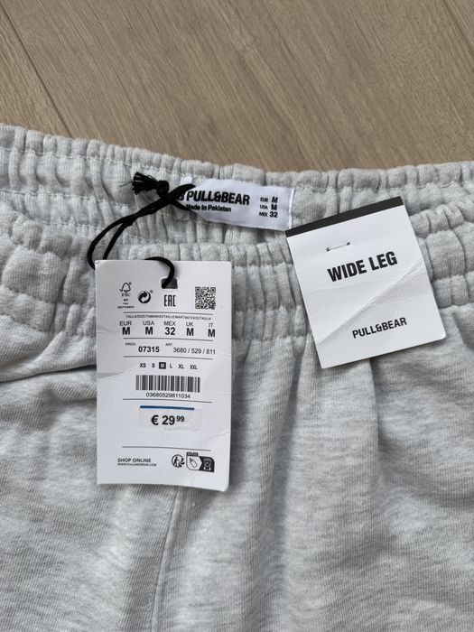 Широкі Штани (M-L) Pull&Bear Wide Leg Pants Оригінал Широкие Джогери