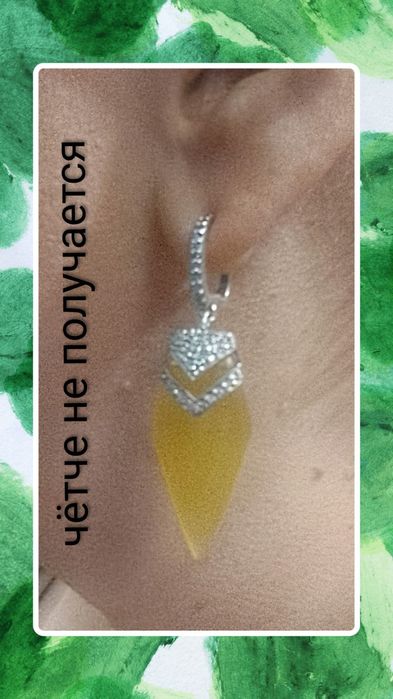 СЕРЬГИ серебро 925 пробы