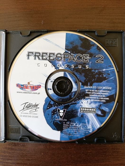 FREESPACE 2 Sur PC – Version CD – Très Bon État – Jeu De Combat Spatial