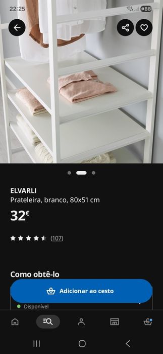 Prateleira branca