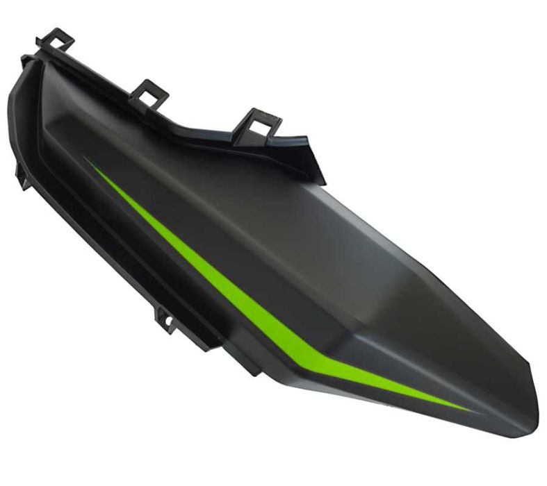 Obudowa prawa zbiornika paliwa zielona BARTON BLADE-R