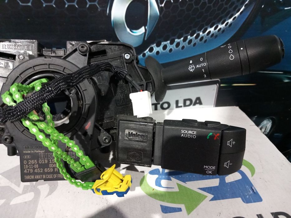 Manete comando piscas limpa vidros fita de airbag Renault