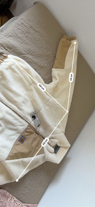 Casaco Carhartt castanho e branco