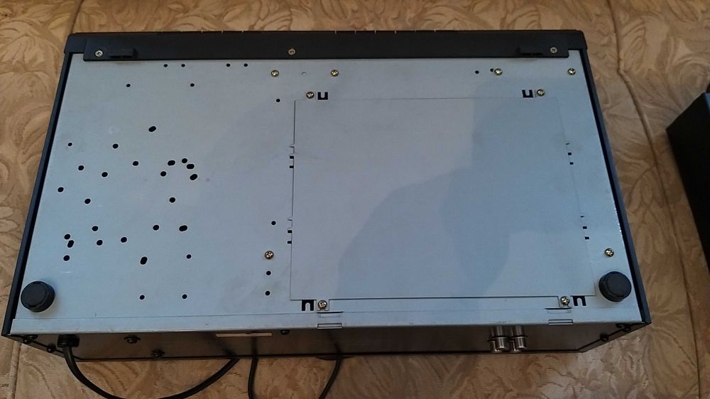leitor TENSAI Stereo Double Cassete Tape Deck PTFL3500