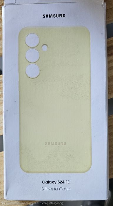 Oryginalne Etui Samsung Galaxy S24 FE Silicone Case – Żółte (Yellow)