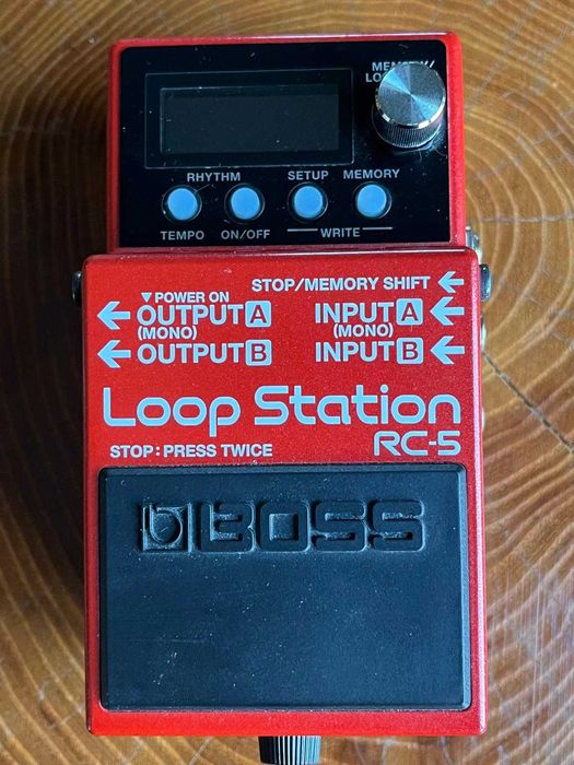 Boss RC-5 + Boss FS-7, automat perkusyjny looper + footswitch