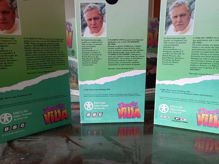 Coleção de 37 Cassetes VHS * Desafios da Vida * BBC