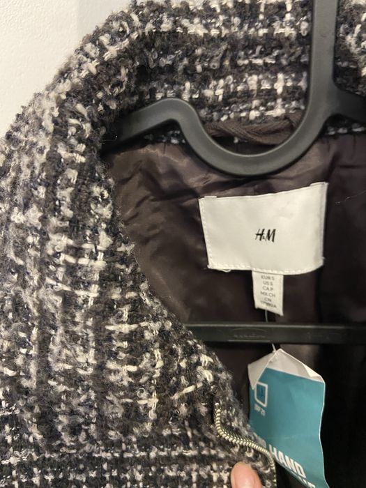 Твідова куртка h&m m/l