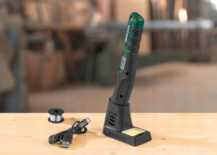 Lutownica akumulatorowa Parkside PLKA 4V USB C 470°