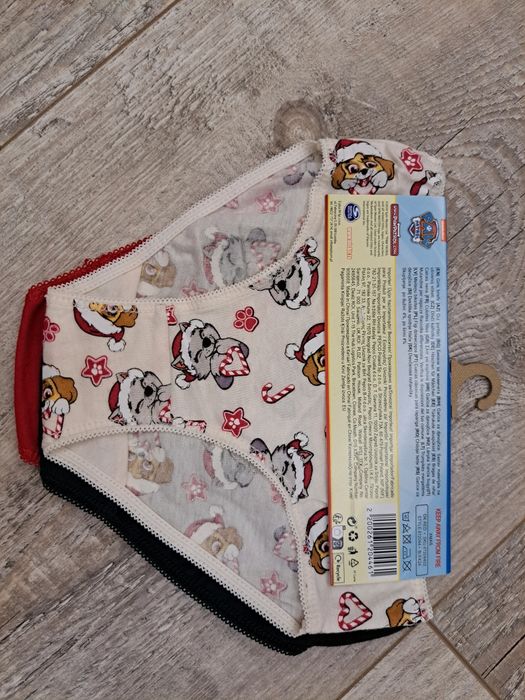 Majtki, figi dziewczęce - Psi Patrol - 3 pak - rozm 98/104