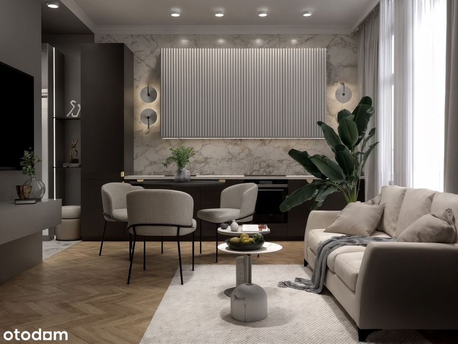 2 Pokoje - wysoki parter, H. Sowińskiego 36,5 m2