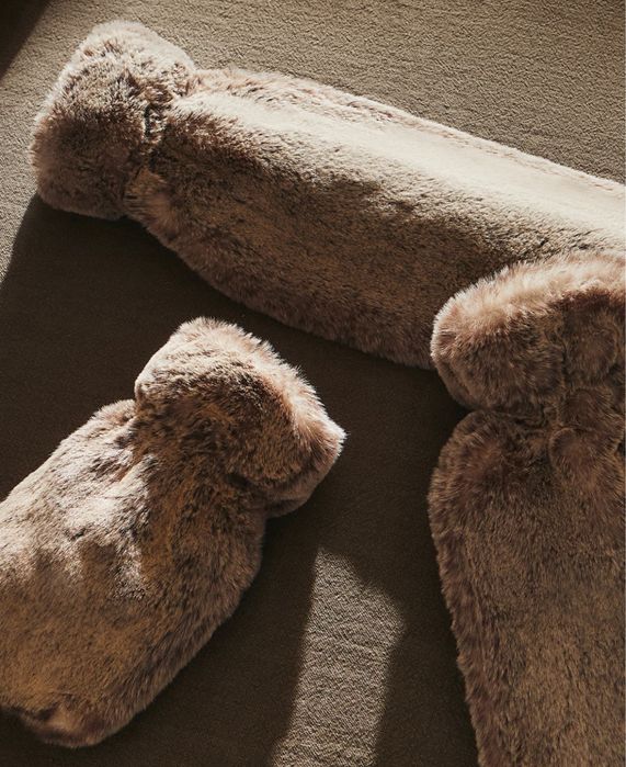 Saco Grande De Água Quente Pelo Sintético Zara Home NOVO