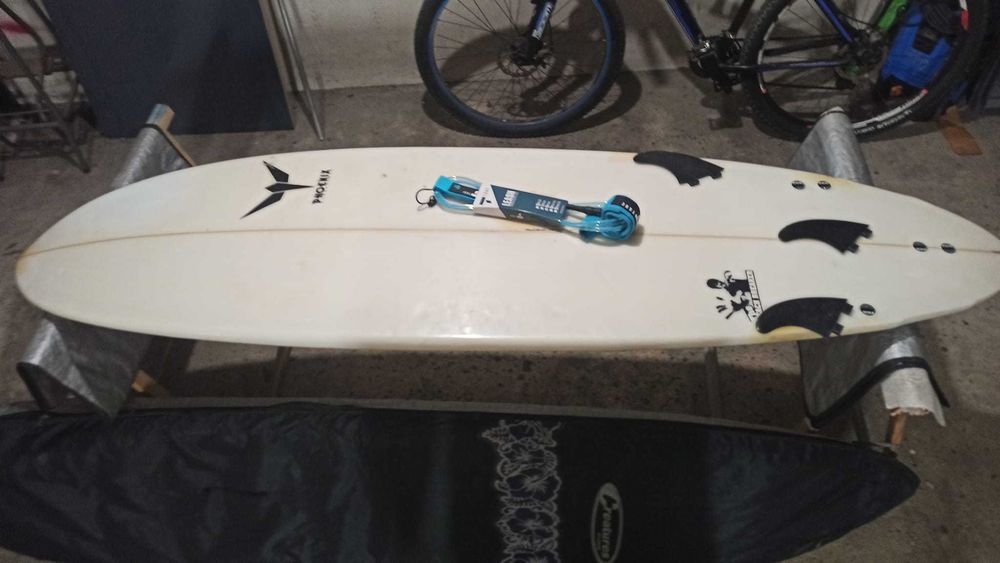 Fishtail 6.4 Malibu 6.2 evolution funboard prancha de surf nsp FCS