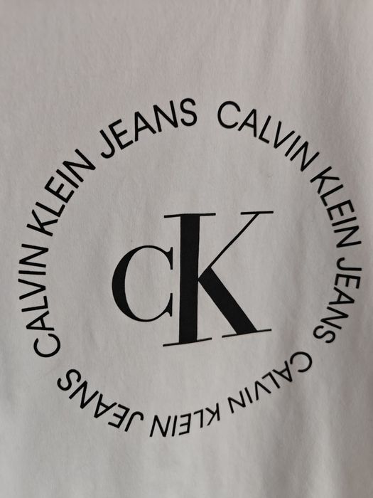 Calvin Klein Jeans bluzka koszulka sportowa krótki rękaw damska XS/S