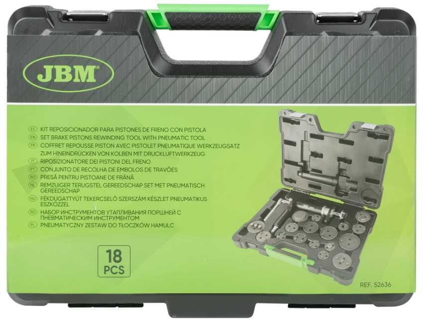 CONJUNTO DE RECOLHA DE EMBOLOS DE TRAVÕES PNEUMÁTICO - 18PCS REF: 52636