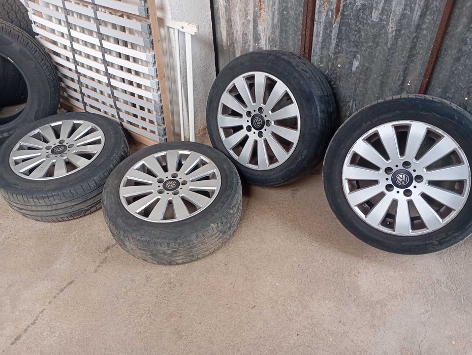 Jantes 16 5/112 pneus em mau estado