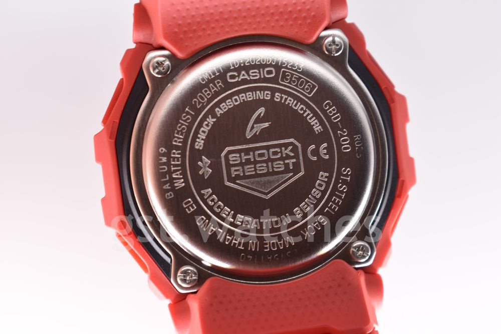 Casio G-Shock GBD-200RD-4E NEW ORIGINAL | Bluetooth | Step-Tracker