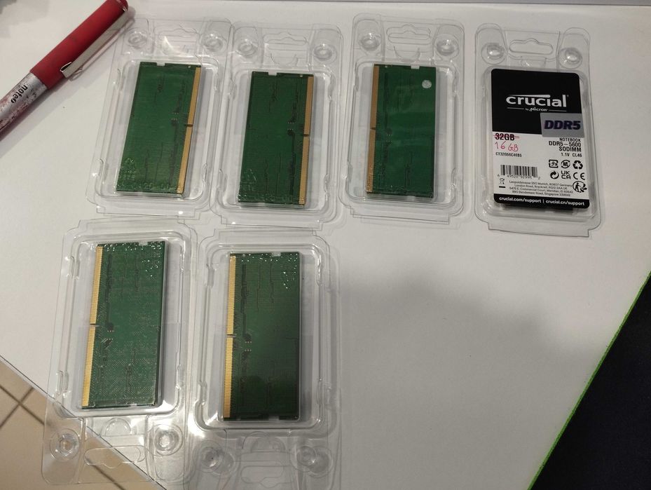 Memorias DDR5 SO-DIMM 5200MHz 16GB