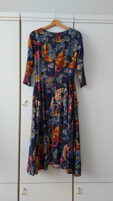 Sukienka z wełną Marie Zelie Galatea Florea 36