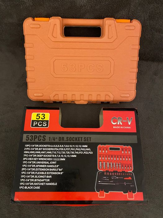 Komplet kluczy nasadowych 53 el.